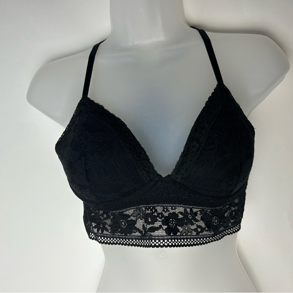Victoria's Secret Black Lace Bralette Small.
